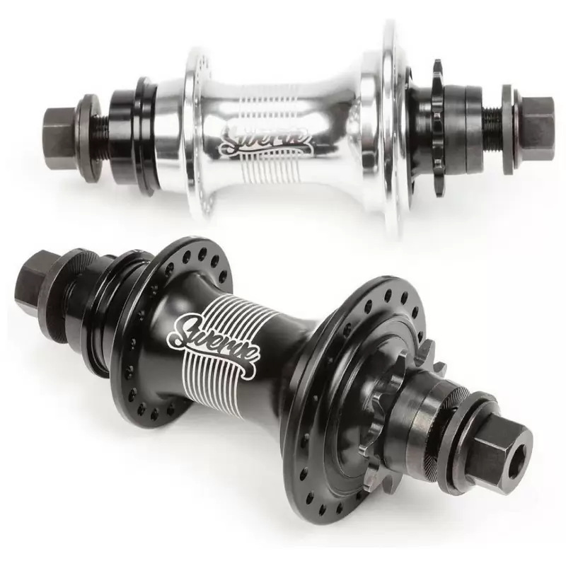 Buje Swerve Trasero Hembra Derecha BMX 9D 36 Orificios Negro - image