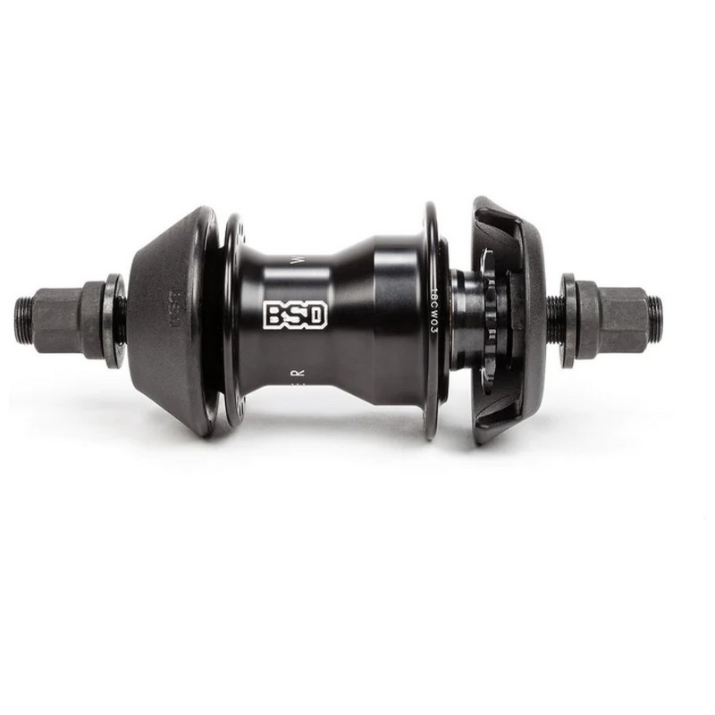 West Coaster V2 9D 36 Holes Left Rear BMX Hub Black