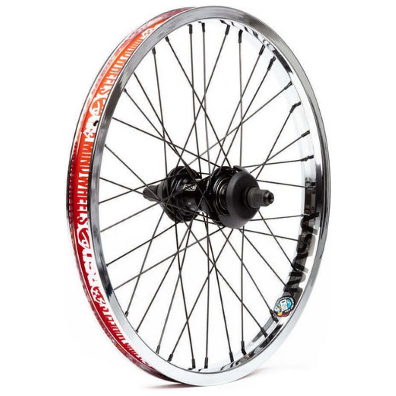 WEST COASTER MIND Rueda trasera BMX de 20'' Transmisión lateral izquierda cromada