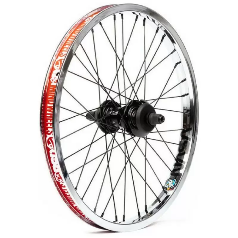 WEST COASTER MIND Rueda trasera BMX de 20'' Transmisión lateral izquierda cromada - image