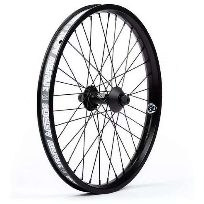Rueda delantera BMX 20'' Swerve negra - image