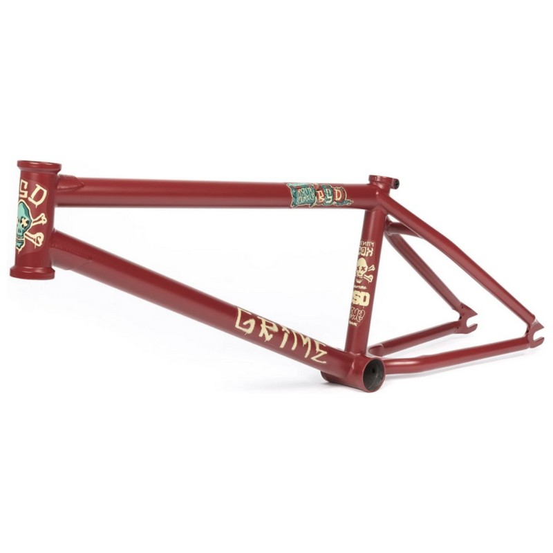 Quadro BMX GRIME 21.2'' sem kit de freio vermelho