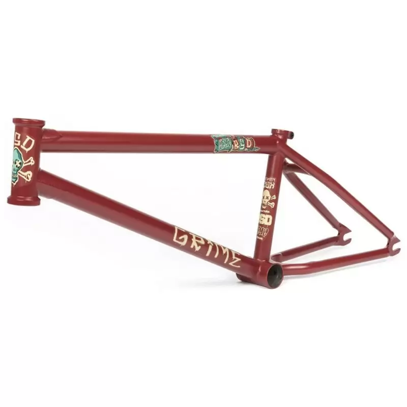 Quadro BMX GRIME 21.2'' sem kit de freio vermelho - image