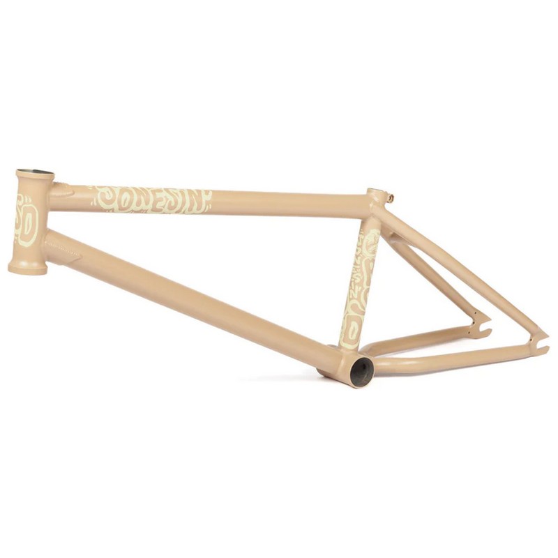 Telaio BMX Jonesin' Rahmen Senza Kit Freni Beige Taglia 21''