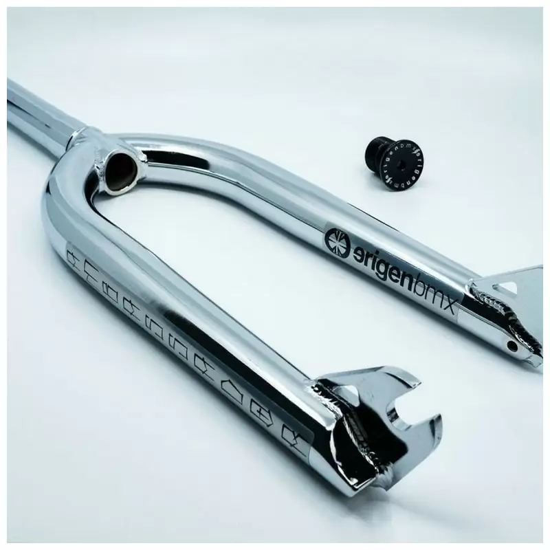 Horquilla BMX AMBASSADOR 20'' 26 Eje desplazado 10mm Cromo - image