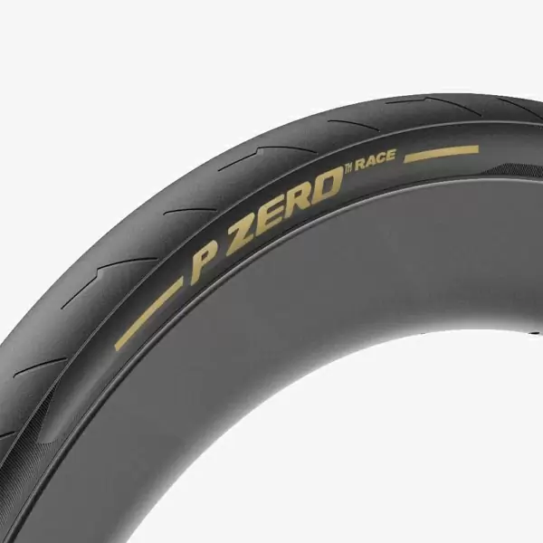 Pneu P Zero Race 700x28 Made in Italy Color Edition Gold #1