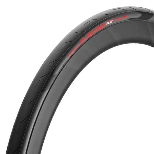 Copertone P ZERO RACE TLR Made in Italy 700x28 SpeedCore Nero/Rosso - image