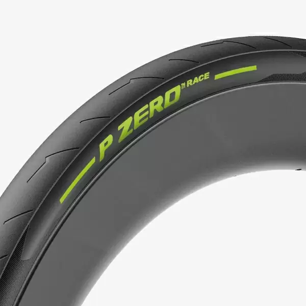 Pneu P Zero Race 700x28 Made in Italy Color Edition Lime #1