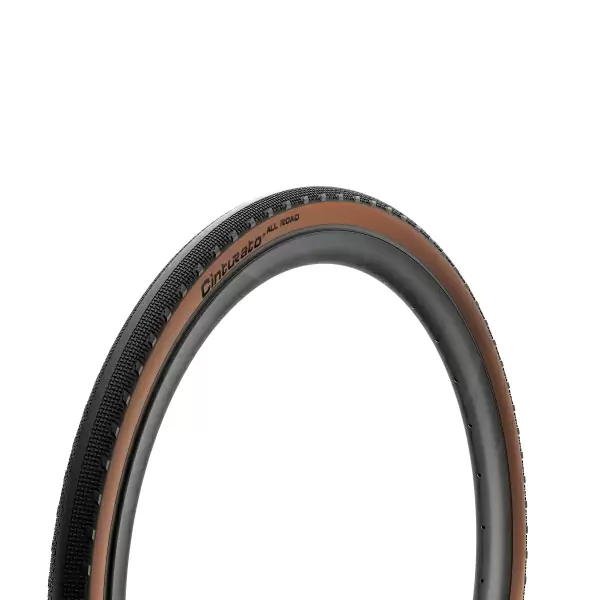 Cubierta All Road Classic TLR 60TPI Techwall Pro Cinturato Negro/Marrón 700x40 #1