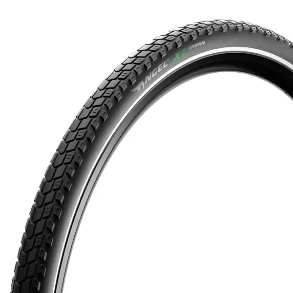 Neumático rígido ANGEL XT URBAN 700X42 negro reflectante HyperBelt #1