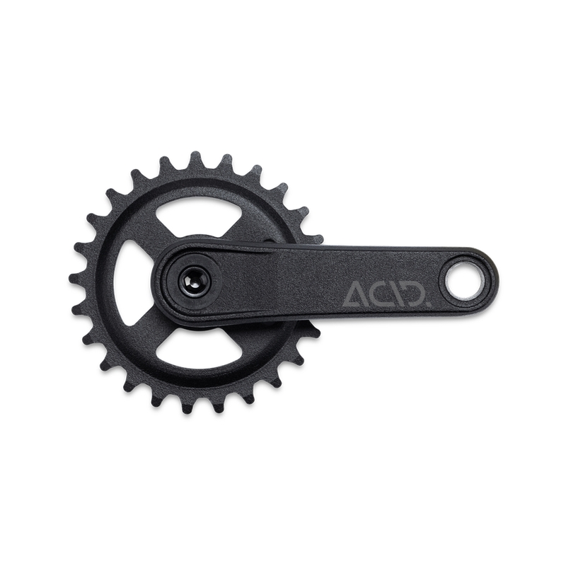 Juego de bielas para bicicleta infantil ROOKIE 25D negro 84 mm
