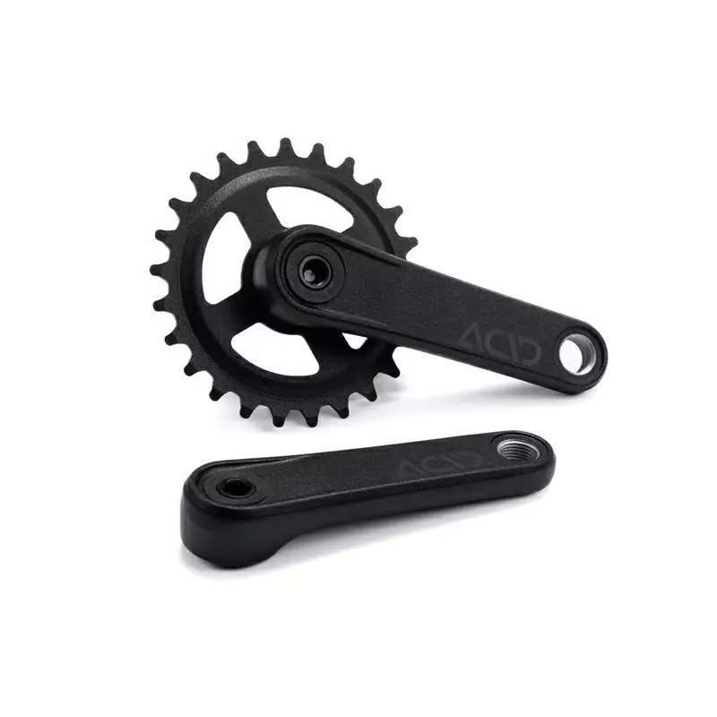 Juego de bielas para bicicleta infantil ROOKIE 25D negro 84 mm #1