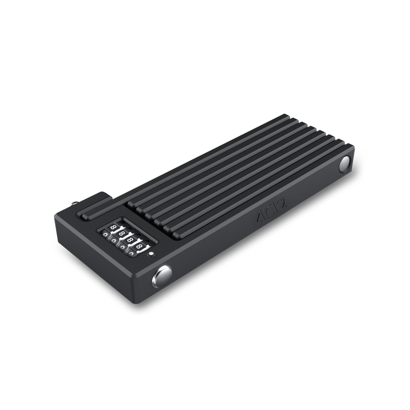 Lucchetto Snodato A Combinazione RIGID PURE C100 Nero