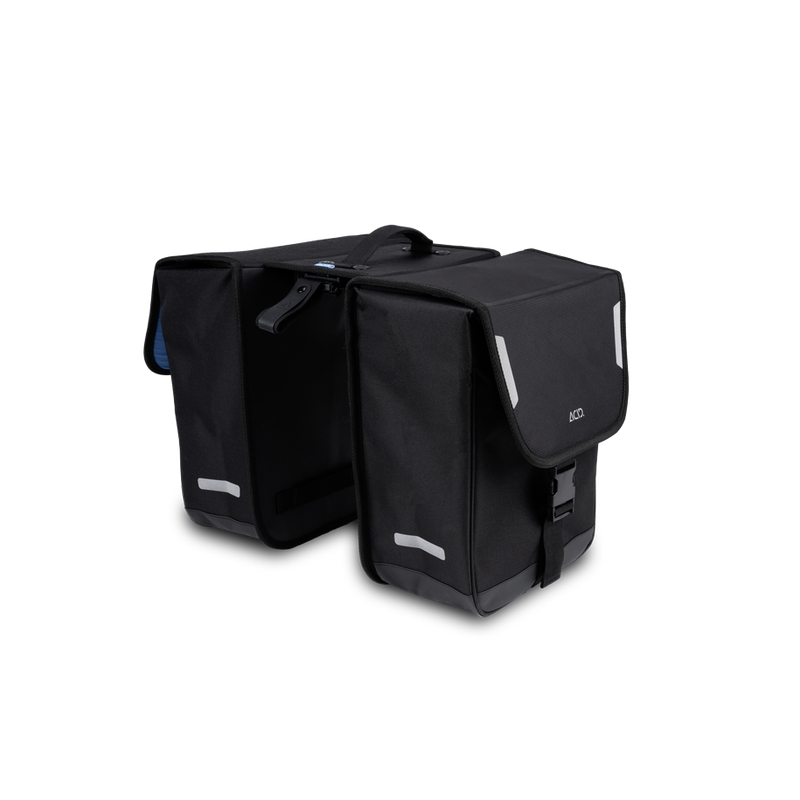 Coppia Borse Posteriori CITY 15 CLASSIC DOUBLE RILink 30L Nero