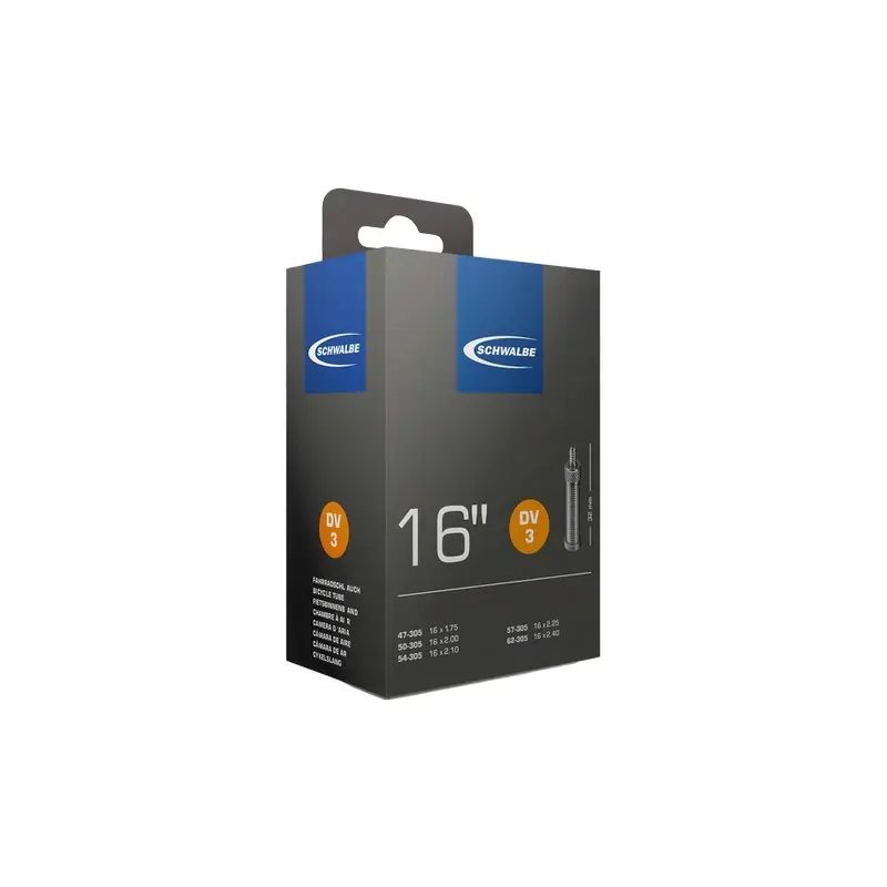 Camera d'Aria 16x1.75-2.50 DV03 Valvola Dunlop 32mm - image