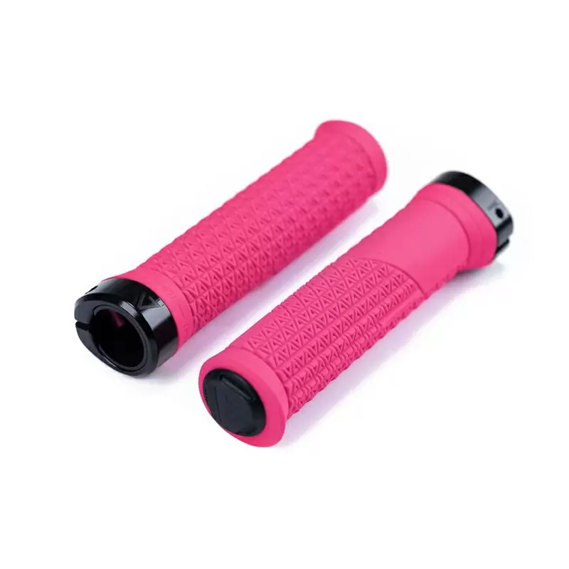 Pair of Icon Pro 140mm MTB Grips Pink #1
