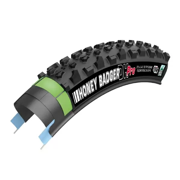 Pneu Honey Badger Dh Pro 27,5x2,40'' Dtc-Dh Sct dobrável preto #1