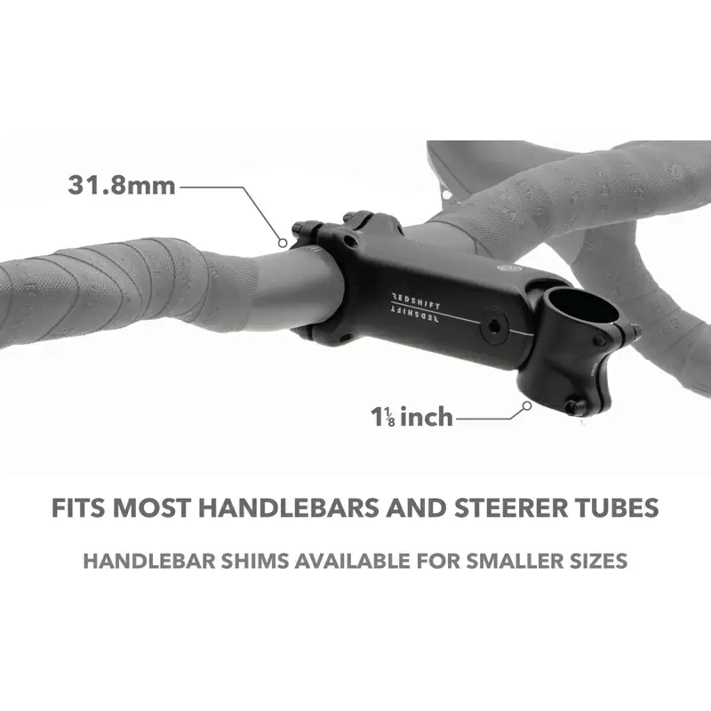Shockstop handlebar attack 90mm 1-1/8 ’’ 6 degrees 31.8mm black #4