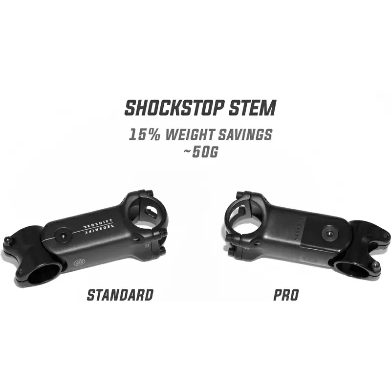 Tanques de 110 mm de Shockstop Pro 110 mm 1-1/8 ’’ 6 grados 31.8 mm negro #2