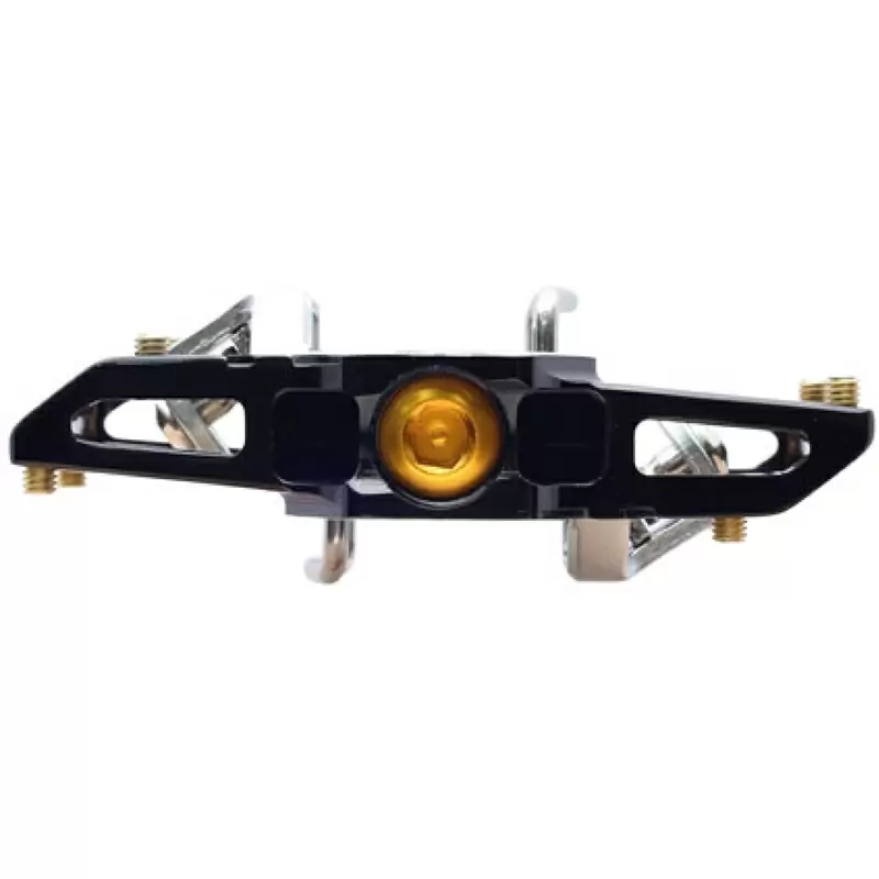 Par de pedal ht-t2 negro/dorado #1