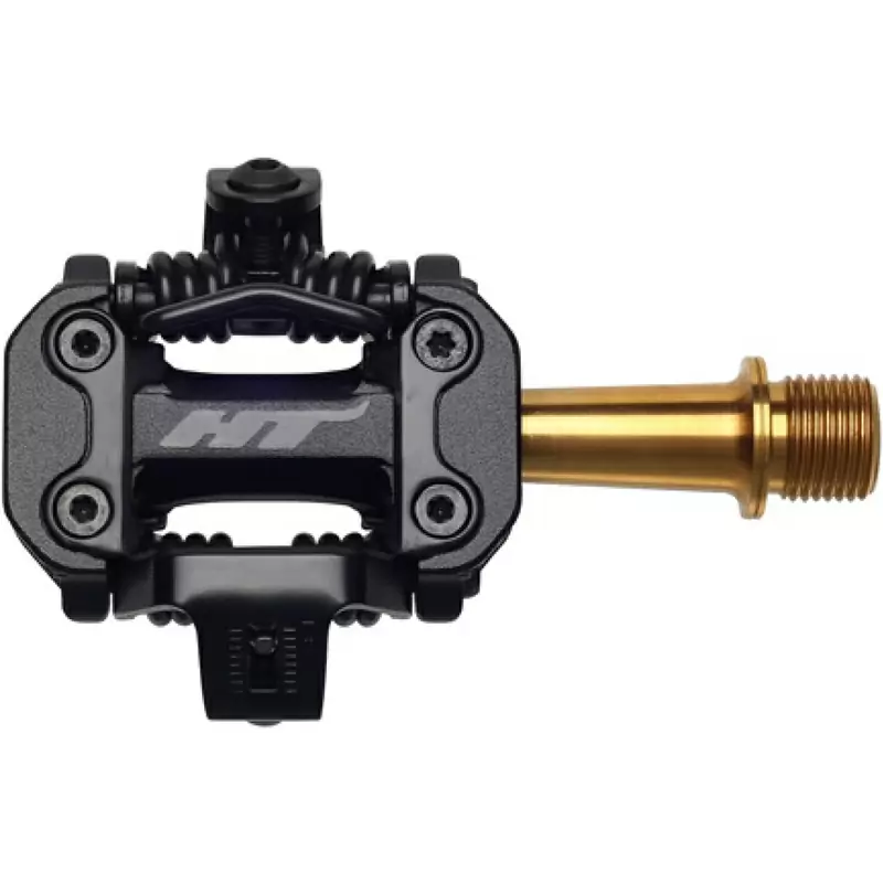 Pedal pair m2 black/gold - image