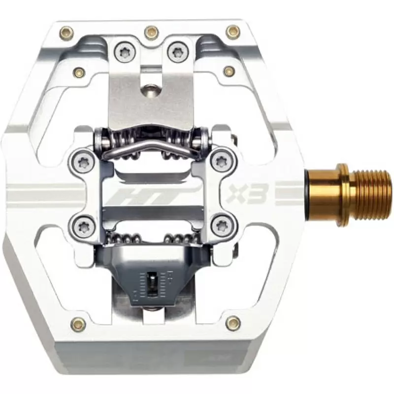 Par de pedal ht-x3t plata - image