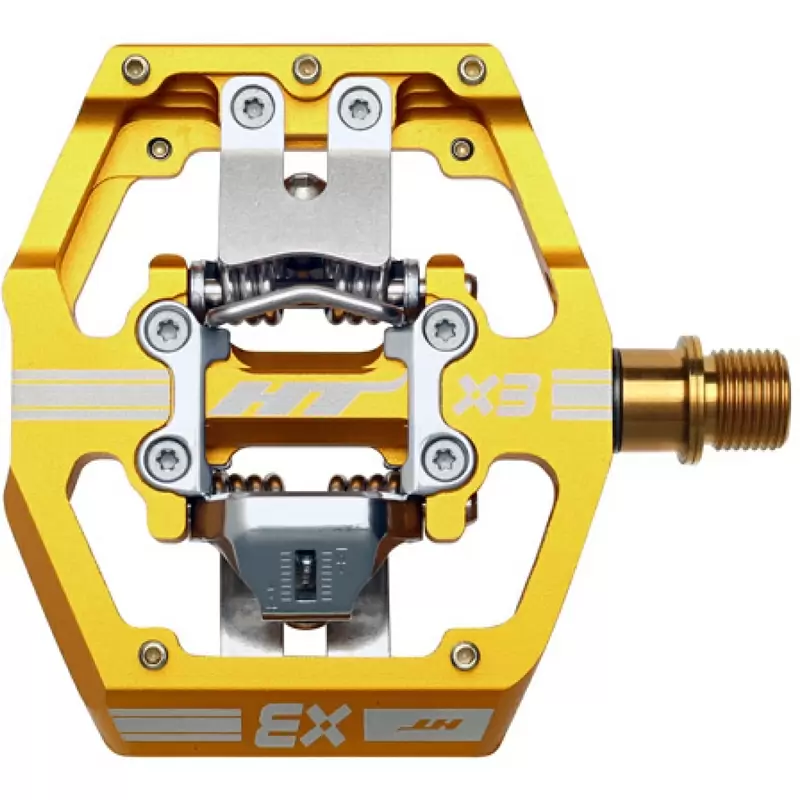 Par de pedal ht-x3t dorado - image