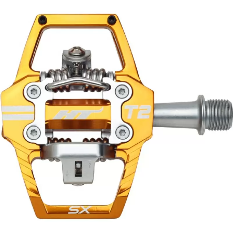 Par de pedal ht-t2-sx naranja - image