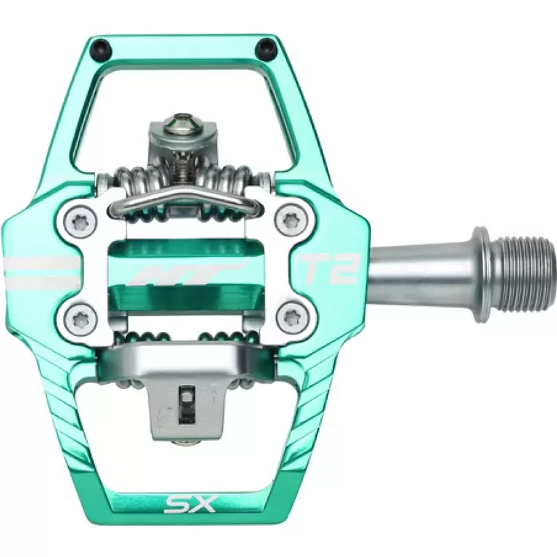 Par de pedal ht-t2-sx verde verde - image