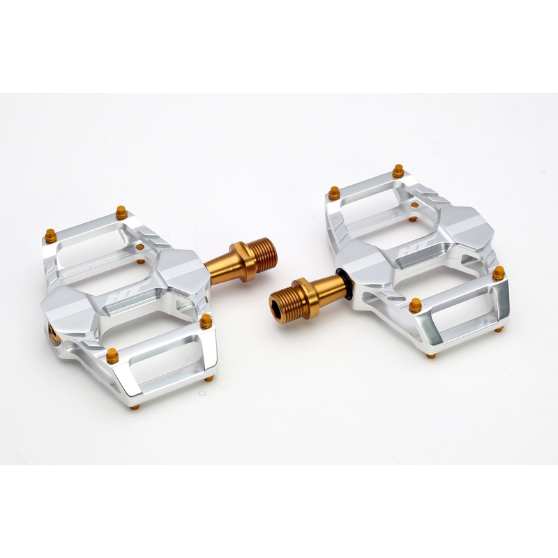 Pedal pareja ar06 titanium plata