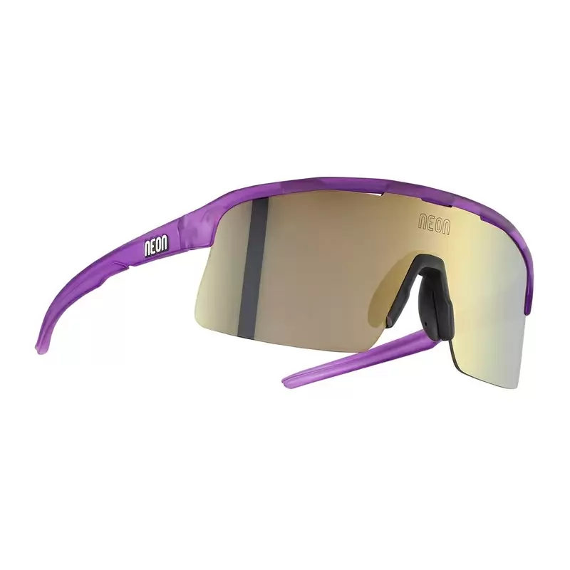 Occhiali Arrow 2.0 Viola/trasparente Lente Bronzo Specchiato - image