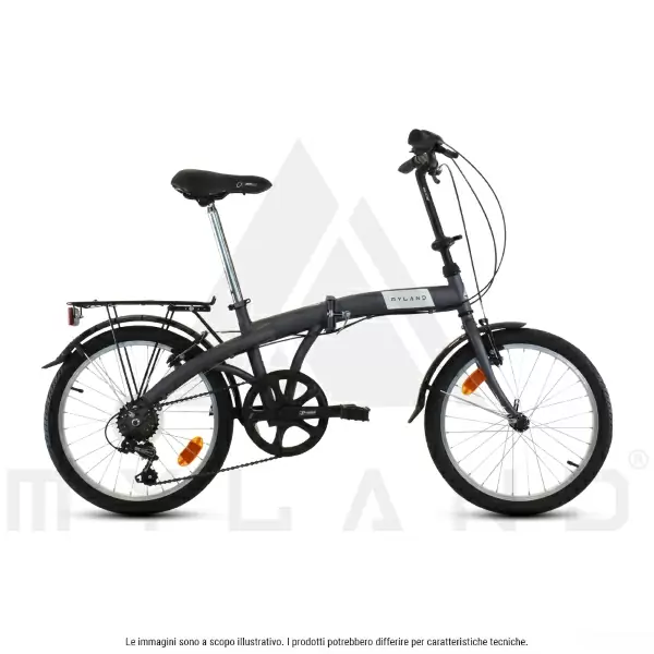 Vélo Pliant Piega 20.1 20'' 6v Noir #1