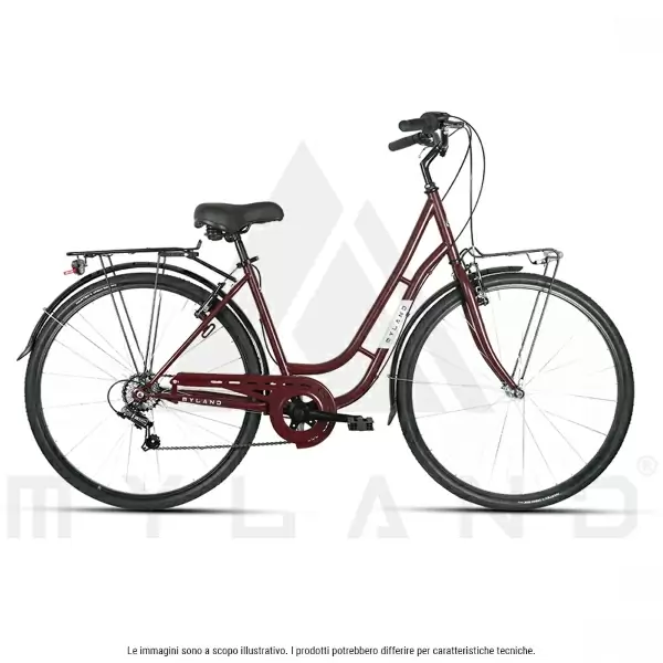 City Bike DOSSO 28.3 28'' 7v Donna Rosso Taglia M #1