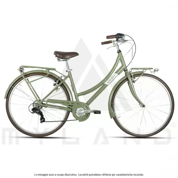 City Bike CORSO 28.5 28'' 7v Verde Donna taglia M #1