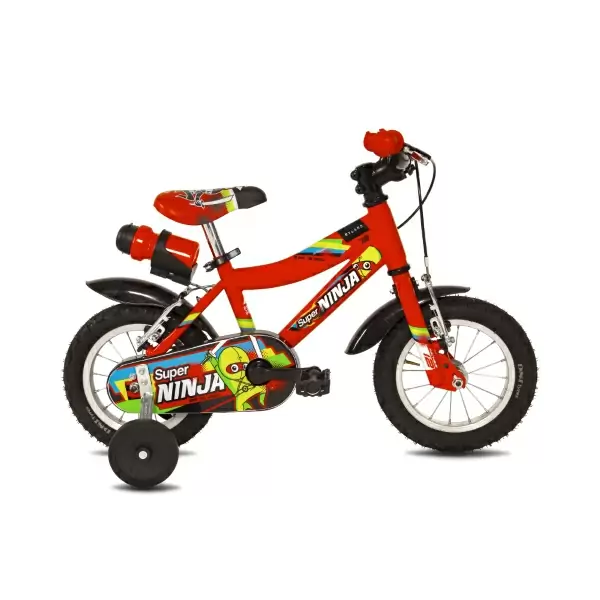 Vélo de Ville Enfant Super Ninja 12 12'' 1V Acier Rouge 1-3 Ans - image
