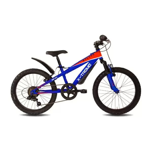 Bicicleta MTB X-Treme 20 20'' 6V V-Brake Alumínio Azul 6-8 Anos - image