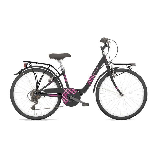 Vicolo 26.2 Women's City Bike 26'' 6S Steel Monotube Black/Fuchsia Size S