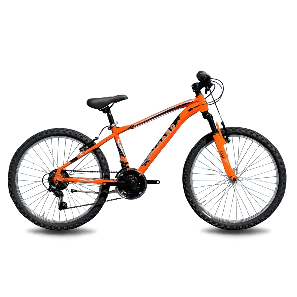 Bicicletta MTB Bambino 10-13 Anni 27.5'' 6v Arancio