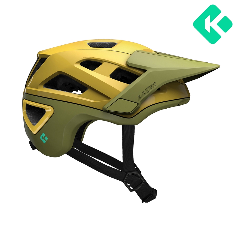 Enduro-Helm Jackal KinetiCore Gold Grün Größe S (54-56 cm)