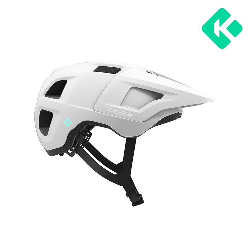 Enduro Helmet Lupo KinetiCore Matte White One Size (55-61 cm)