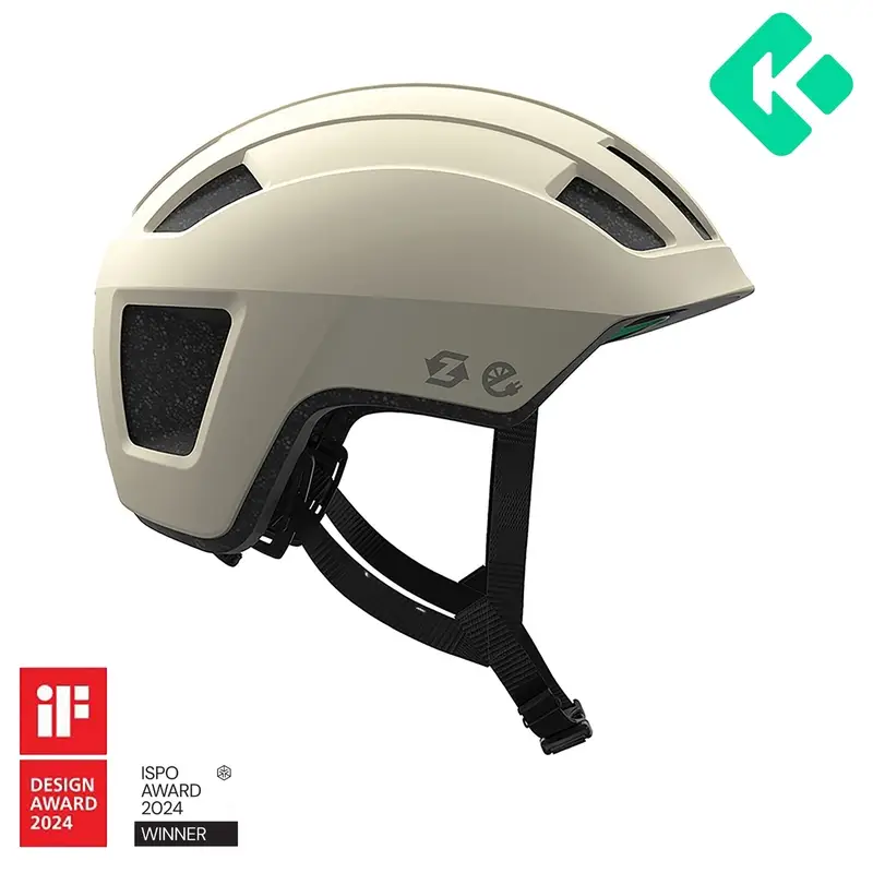 Casque Urban Vert KinetiCore Blanc Mat Pierre Taille M/L (55-61 cm) - image
