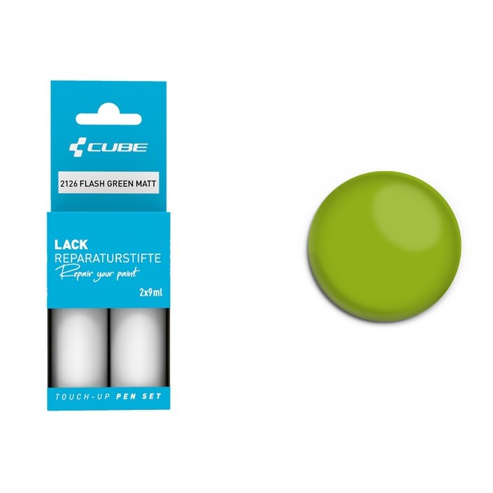 Peinture de retouche FLASH VERT mat 2126