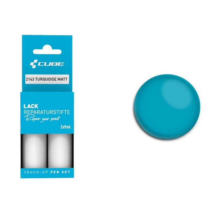 Caneta para retoques tinta turquesa Matt 2143 Azzurro
