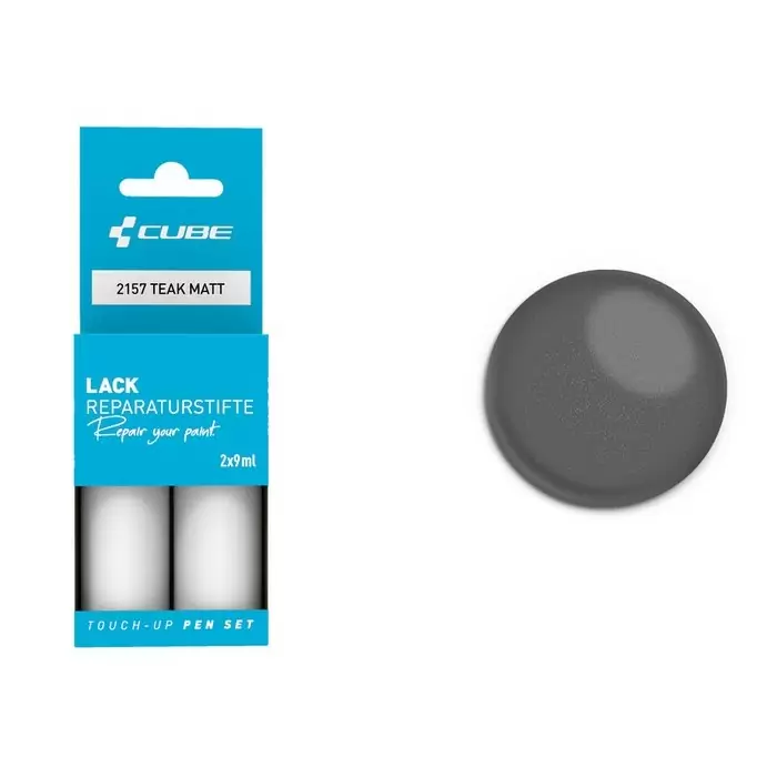 Caneta para retoquear tinta teca Matt 2157 cinza - image