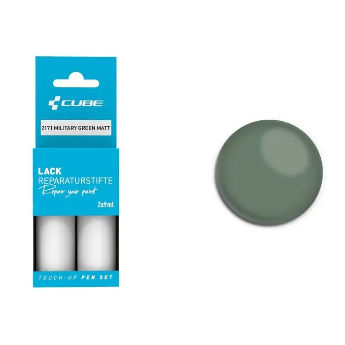Caneta para retoquear tinta militar verde mat 2171 verde militar - image
