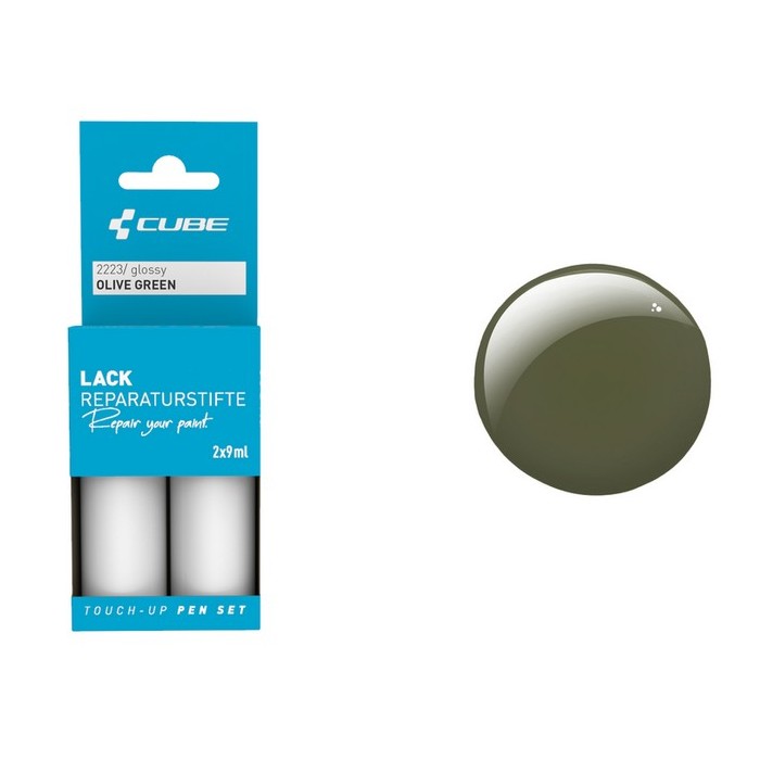 Pinturas de retoque VERDE OLIVA brillante 2223