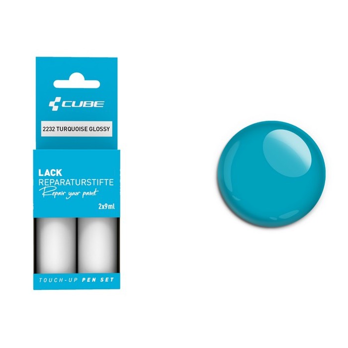 Pen for retouching paint turquoise glossy 2238 blue