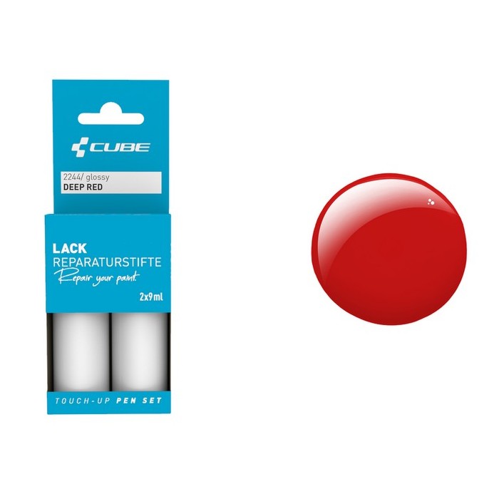 Tintas de retoque brilhantes DEEP RED 2244