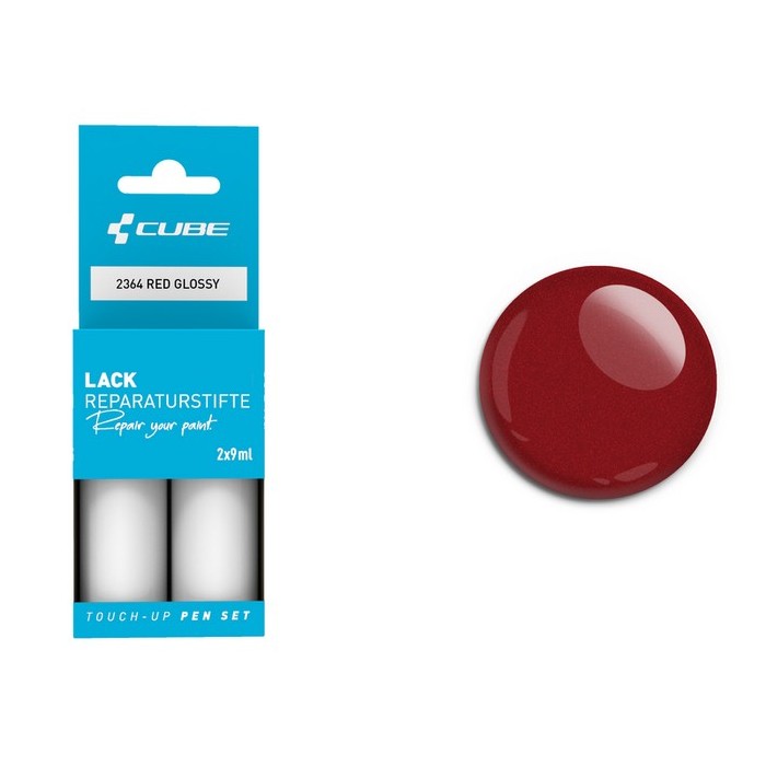 Pen for retouching paint red glossy 2364 red