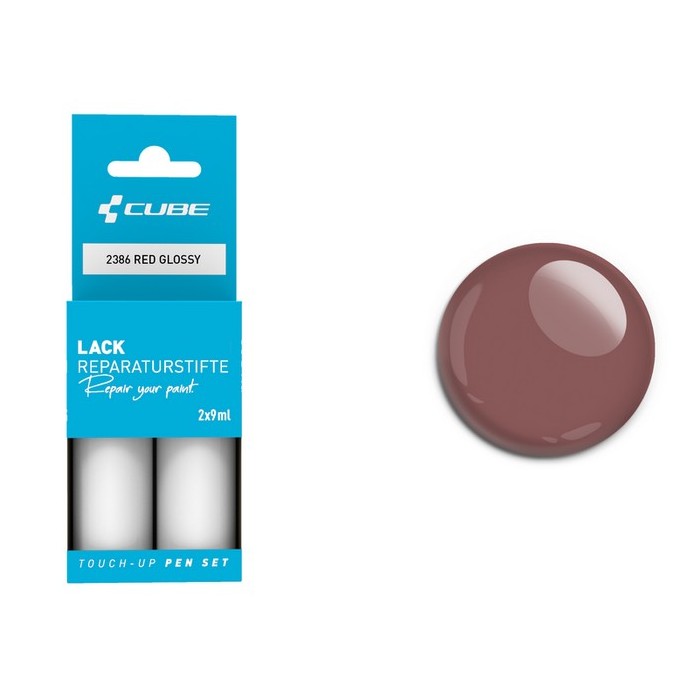 Pen for retouching paint red glossy 2386 red